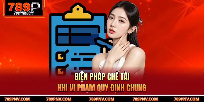 Biện pháp chế tài khi vi phạm quy định chung